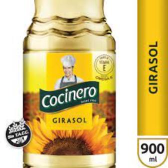 ACEITE COCINERO GIRASOL  X 900CC OFERTA
